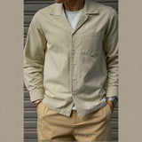Men's Cuban Collar Wear-resistant Layered Jacket
