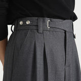 Italian Casual Straight-leg Loose Trousers