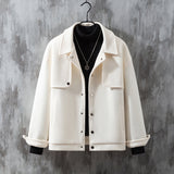 British Casual Style Short Lapel Jacket