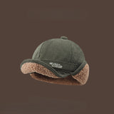 Lambswool Thick Warm Earflaps Hat