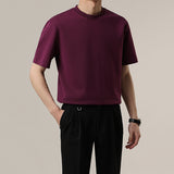 Casual Slim Fit Crew Neck T-shirt