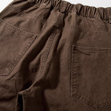 Men's Retro Loose Straight Trousers, Casual Pants, Vintage Style Workwear Chinos