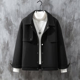 British Casual Style Short Lapel Jacket