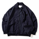 Men's Loose Casual Vintage Jacket, Retro Streetwear Coat, Lightweight Fall Outerwear