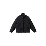 Casual White Duck Down Stand-up Collar Short Down Jacket