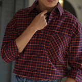 Men's Pure Cotton Casual Plaid Jacket