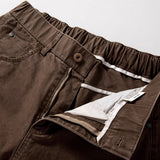 Men's Retro Loose Straight Trousers, Casual Pants, Vintage Style Workwear Chinos