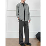 Casual Loose Straight-leg Softshell Trousers