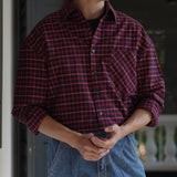 Men's Pure Cotton Casual Plaid Jacket