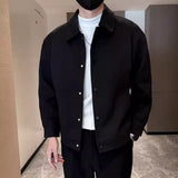 American Slim-fit Wool Lapel Jacket