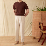 Lyocell Breathable Casual Round Neck T-shirt
