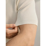 Cool-feel Knitted Blend Casual Polo Shirt