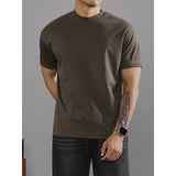 Men's Lyocell Skin-Friendly Crew Neck T-Shirt