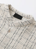 Loose Casual Striped Crew Neck Cardigan Shirt