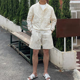Men's Summer Casual Loose Retro Thin Sun Protection Suit