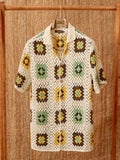 Knitted Cuban Collar Beach Casual Loose Cardigan