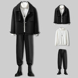 British Casual Style Short Lapel Jacket