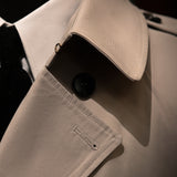 Double Breasted Business Casual Raglan Sleeve Coat