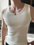 Vintage Striped Knitted Vest