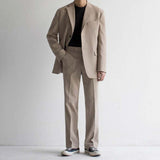 Men's British Trendy Casual Loose Blazer And Trousers