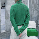 Men's Textured Turtleneck Knit Base Shirt