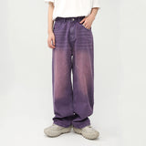 Men's Casual Straight Wide-leg Jeans
