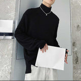 Men's Textured Turtleneck Knit Base Shirt