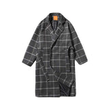 Vintage Plaid Belt Length Coat