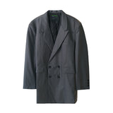 Dark Gray Casual Simple Blazer