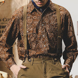 Men's Art Business Retro Loose Shirt