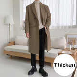 British Simple Mid-length Coat