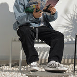 Men's Japanese Retro Casual Tapered Straight Pants