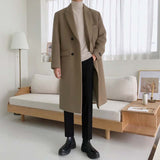 British Simple Mid-length Coat