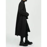 Retro Solid Trench Coat
