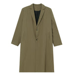 Retro Solid Trench Coat