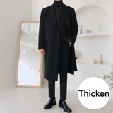 British Simple Mid-length Coat
