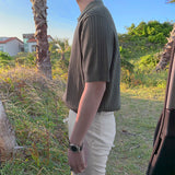 Men's Summer Short Sleeve POLO Shirt Knit T-Shirt