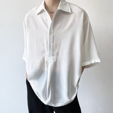 Men's Polo Shirts Lapel Short Sleeve Pullover Shirt