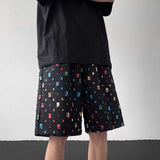 Casual Loose Plaid Colorful Shorts
