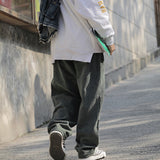 Men's Japanese Retro Casual Tapered Straight Pants