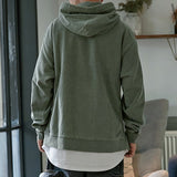 Japanese Outdoor Thick Batik Long Sleeve Hooded Sweater