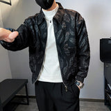 Men's Business Vintage Print Casual Jacket