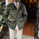 Men's Corduroy Waist Casual Jacket
