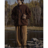Retro Corduroy Straight Leg Lounge Pants