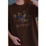 Flower Japanese Retro Cotton T-shirt