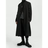 Retro Solid Trench Coat