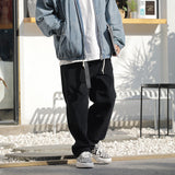 Men's Japanese Retro Casual Tapered Straight Pants