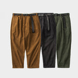 Men's Japanese Retro Casual Tapered Straight Pants