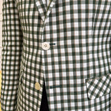 Men's British Green Check Blazer