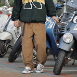 Men's Japanese Retro Casual Tapered Straight Pants